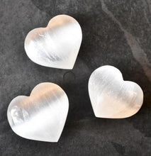 Load image into Gallery viewer, Selenite Heart Crystals