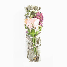 Load image into Gallery viewer, Lovely Rose + Sage Smudge Stick