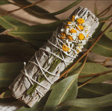 Load image into Gallery viewer, Chamomile + Sage Smudge Stick