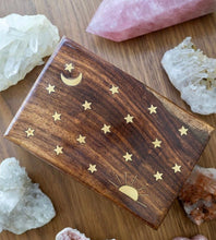 Load image into Gallery viewer, My Moon &amp; My Stars Wooden Box
